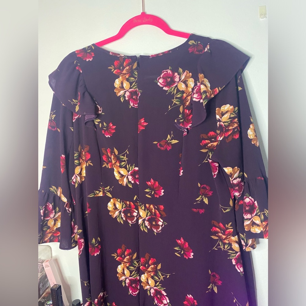 Floral Ruffle Dress - Picture 2 of 5